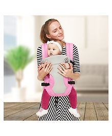 r for rabbit new cuddle snuggle 3 way comfortable baby carrier  pink & grey