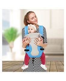 r for rabbit new cuddle snuggle 3 way comfortable baby carrier  blue & grey