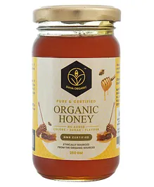 Shiva Organic Honey NPOP Certified 100% Natural Healthy and Pure No Added Sugar Flavour Unadulterated Sourced Ethically - 250 g