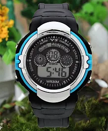 Fantasy World Sports Digital Round Dial Watch - Sky Blue