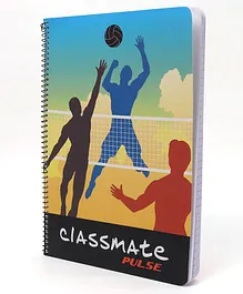 Classmate Spiral Bound Single Line Ruled Notebook- 180 Pages (Colour and Print May Vary)