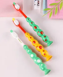 Babyhug Baby Junior Toothbrush Pack of 3 - Multicolour