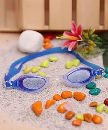 Passion Petals Goggles Anti fog Swimming Glasses - Blue