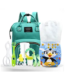 Bembika Baby Diapering And Feeding Essentials - Green