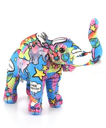 Wild Republic Planet Message Elephant Multicolour - Length 44 cm