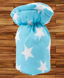 Mittenbooty Baby Bottle Cover Textile Small Star Print-Blue