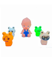 Korbox Squeezy Bath Toys Baby & Friends Pack of 5 - Multicolor