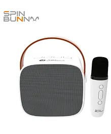Just Corseca Spin Bunny Karaoke Portable Speaker - White