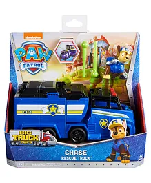 Paw Patrol Transforming Free Wheel Truck with Action Chase Figure - Blue