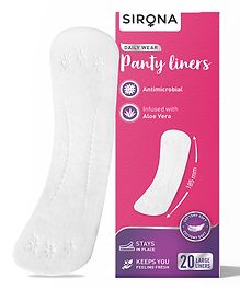 Sirona Dry Comfort Daily Use Panty Liners Large - 20 Pcs