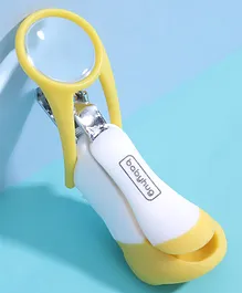 Babyhug Nail Clipper with Magnifier - Yellow