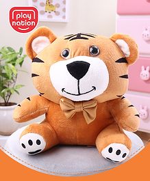 Play Nation Baby Tiger Soft Toy Multicolor - Height 21 cm