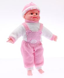 ToyMark Happy Baby Doll Light Pink -Height 34 cm