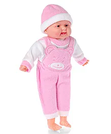ToyMark Happy Baby Doll Pink- Height 38 cm