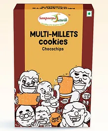 Sampoorna Satwik Multi Millets Cookies Chocochips - 250 g
