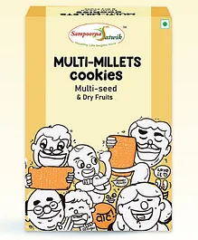 Sampoorna Satwik Multi Millets Cookies MultiSeed Dryfruits - 250 g