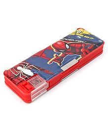 Marvel Spider Man Dual Sided Pencil Box - Red