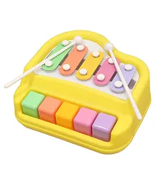 FunBlast Xylophone Piano with 5 Voice Notes - Musical Toy  Yellow