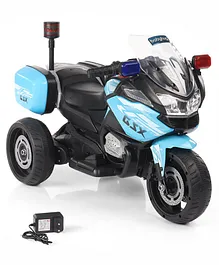 Babyhug Battery Operated Three Wheel Ride On Bike - Blue