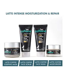 mCaffeine Latte Intense Moisturization & Repair Kit Day & Night Routine - 125 ml & 175 g