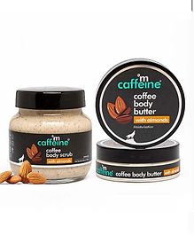 mCaffeine Coffee & Almonds Scrub Moisturize Duo - 300 g