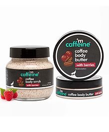 mCaffeine Coffee & Berries Scrub Moisturize Duo - 300 g