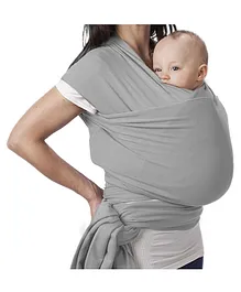 Bembika Hands Free Baby Carrier Wrap Baby Sling Wrap - Light Grey