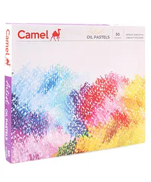 Camel Artist Oil Pastel Colouring Set of 50 Shades- Multicolour