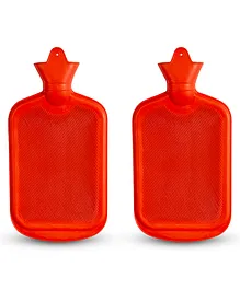 Ozocheck Premium  Non-Electric Hot Water Bag Pack of 2 - Red