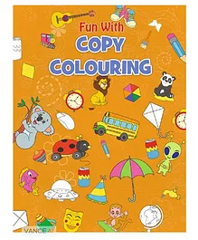 Fun With Copy Colouring Book - English
