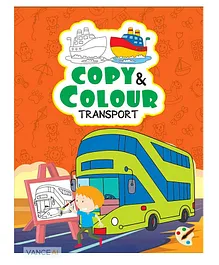 Copy & Colour Transport Book - English