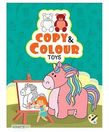 Copy & Colour Toys Book - English