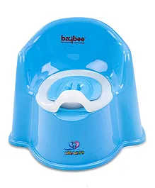 Baybee Potty Seat for Kids Baby Potty Training Seat Chair with Closing Lid and Removable Tray Toilet Seat for kids with Back Support - Blue