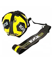 Toyshine Kick The Solo Trainer Hands Free Football Training Ball, Adjustable Solo Soccer Trainer with Pump- Multicolor