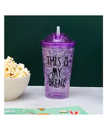 The Procure Store This is My Drink Printed Sippers Purple - 500 ml