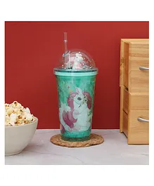 The Procure Store Unicorn Printed Sippers Green - 500 ml