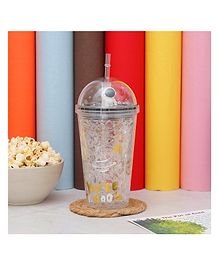 The Procure Store Astronaut Printed Sipper White - 500 ml