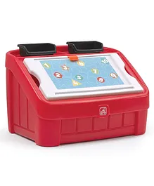 Step2 2 In 1 Toy Box & Art Lid - Red