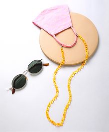 Yellow Chimes Sunglasses or Face Mask Chain for Women - Yellow