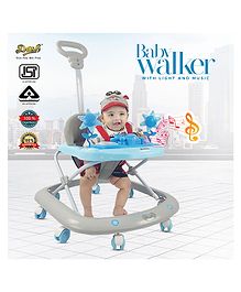 Dash Baby Walker With Parental Handle - Blue