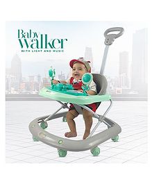 Dash Baby Walker With Parental Handle - Green