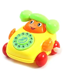 KV Impex Key Operated Wind up Telephone Toy (Color May Vary)
