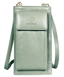 The Clownfish Adora Faux Leather Wallet - Green