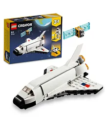 LEGO Creator Space Shuttle Building Toy Set  Multicolour 144 Pieces- 31134
