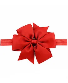 Bellazaara Boutique Ribbon Bow Headband  - Red