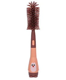 Adore Pro Lil Penguin 3 in 1 Silicone Scratch Free Bottle Cleaning Brush Kit - Maroon