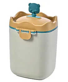 Adore Pro 3D Teddy Senior Milk Powder Container with Leveler and Scoop - Cream