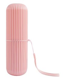 Mihar Essentials Anti Bacterial Oral Care Storage Case- Pink