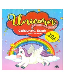 Unicorn Colouring Book - English
