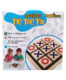Gyanotoy Wooden Tic Tac Toe Game - Multicolor